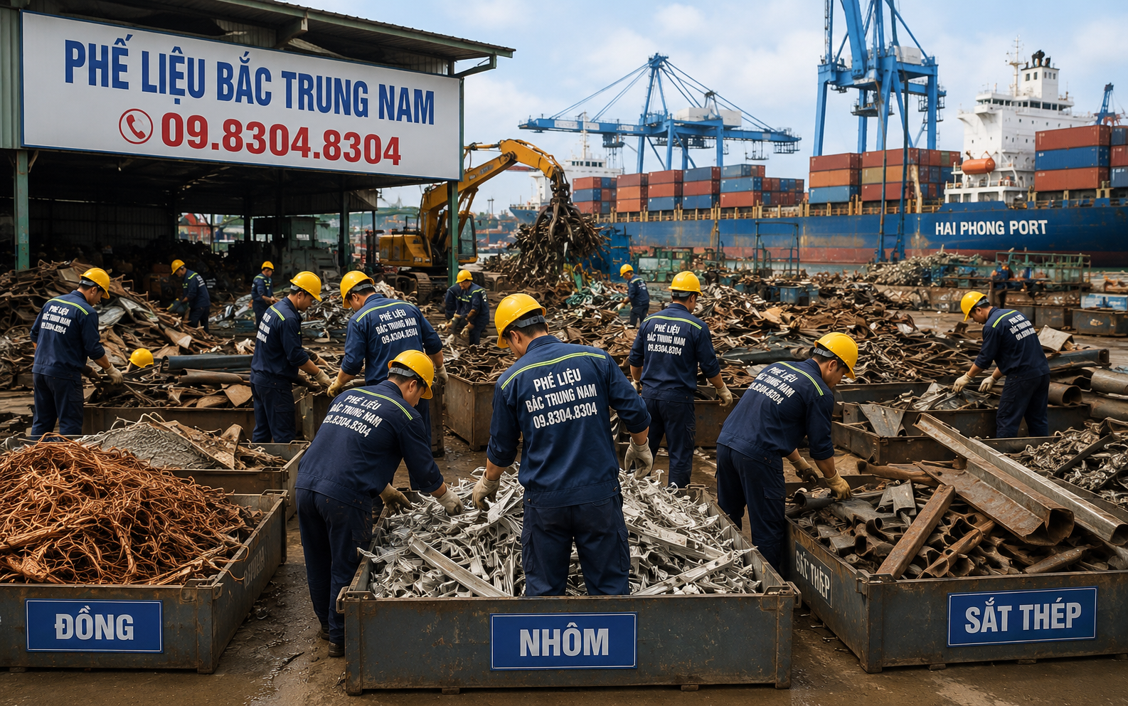 Sắt Thép phế liệu