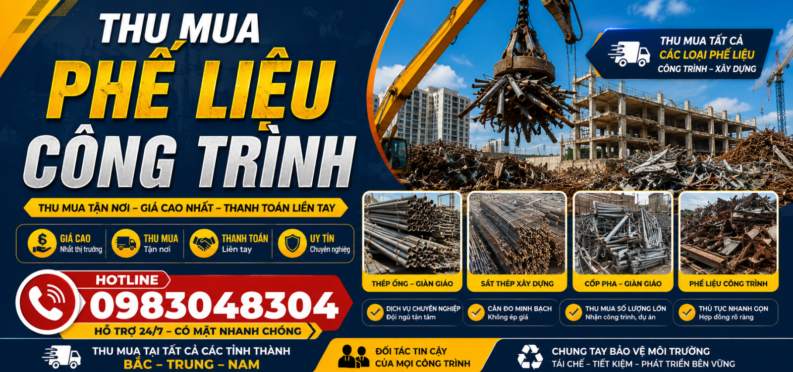 thu mua phế liệu công trình